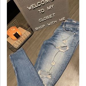 Arizona Jean Company Distressed Jeans